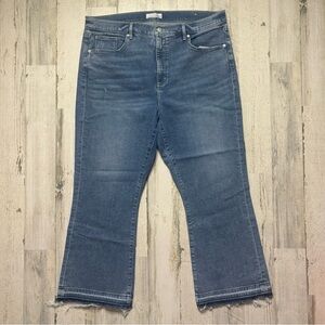LOFT The Kick Crop Jean Size 16